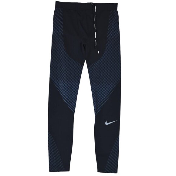 Nike Zonal Strength Leggings Designed for Runners Size Medium Navy - Picture 2 of 10